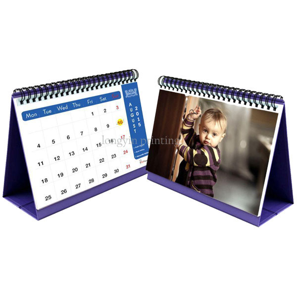 Photo Desk Calendar Printing in China,2017 Calendar