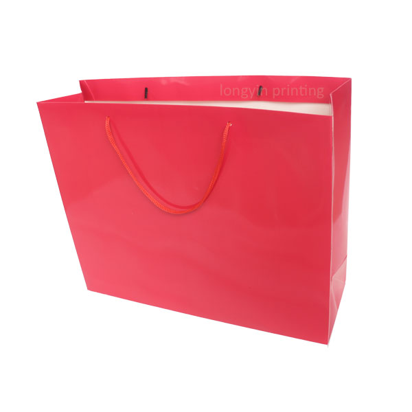 Red Shopping Bag Printing,Handbag Printing Service