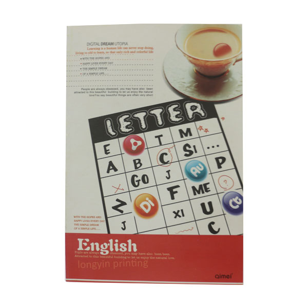 Wholesale Price Exercise Notebook,English Exercise Books Printing