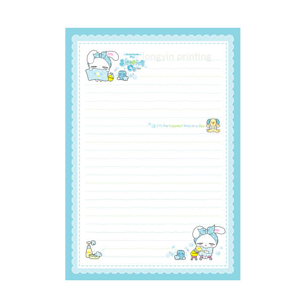 Cartoon Stationery Printing,Writing Paper Printing