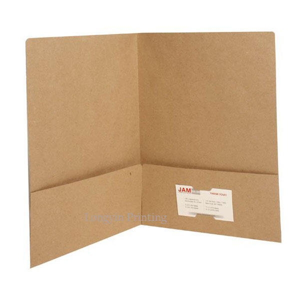 Kraft Paper Folder Sleeve,Folder Printing Service