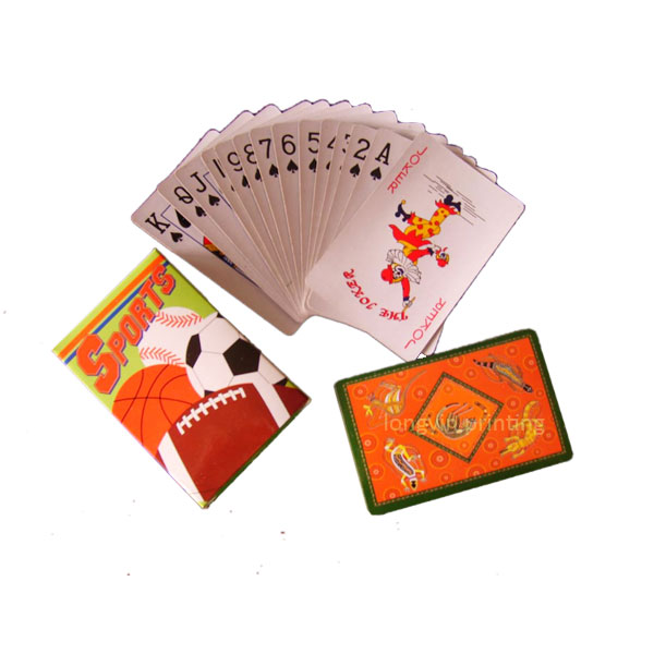 Sport Poker Printing,Promotion Playing Cards Printing