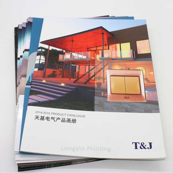 Saddle stitching Book , Staple  softcover book printing