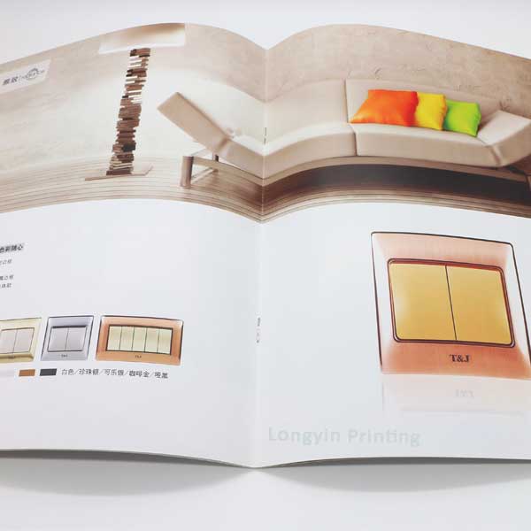 Saddle stitching Book , Staple  softcover book printing