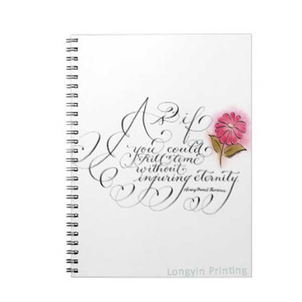 Wholesale customization thick spiral notebook