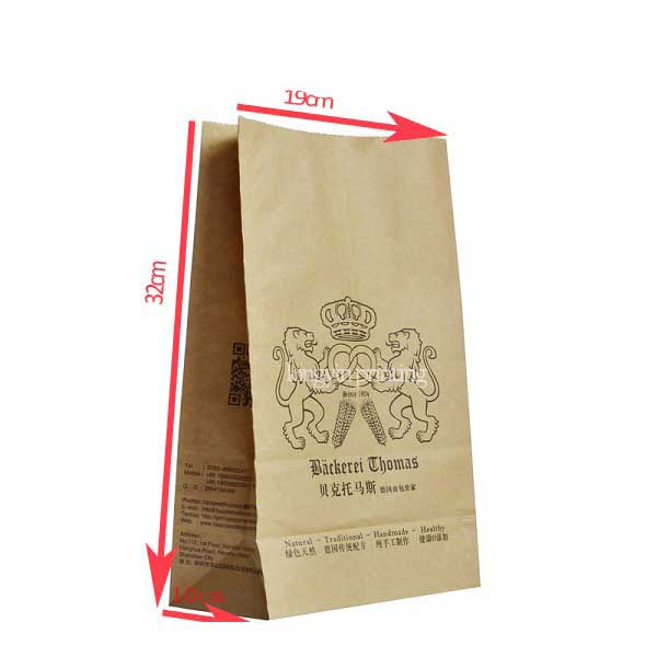 Bread Paper Bag Printing,Food Grade Paper Bag Printing