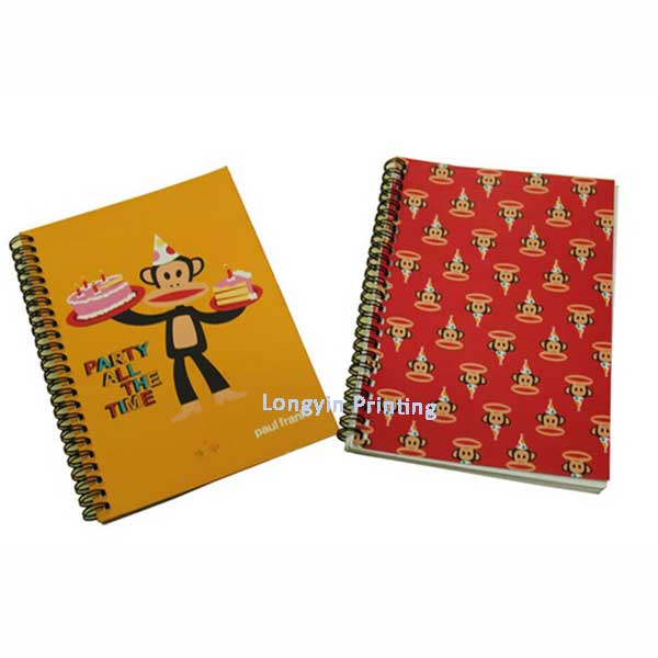 Full color printed spiral binding children book