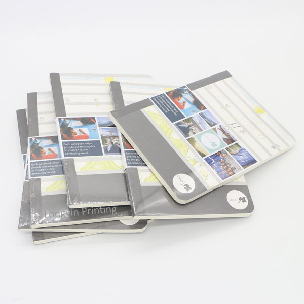 A6 size paperback notebook notepad printing