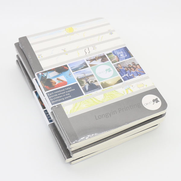 A6 size paperback notebook notepad printing