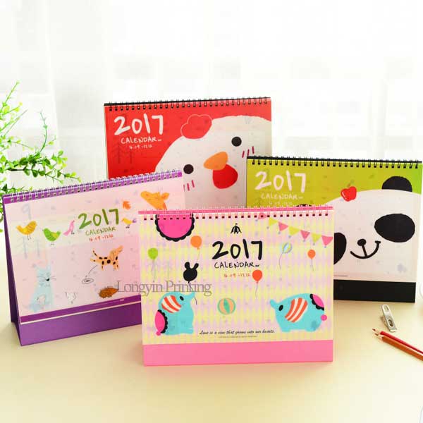 Cartoon Desk Calendar Printing,Make 2017 Desk Calendar