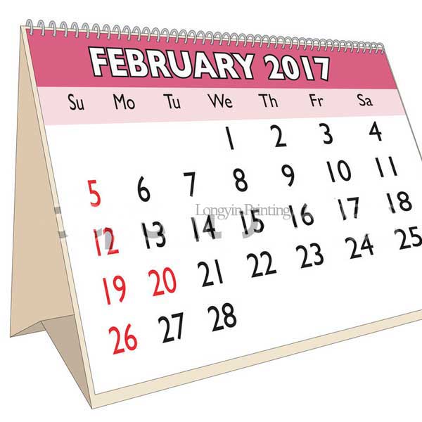 2017 Desk Calendar Printing,Make Calendar